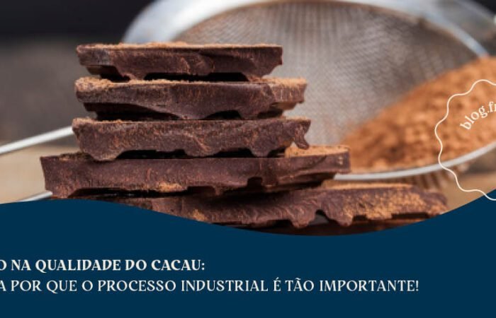 cacau na indústria de alimentos