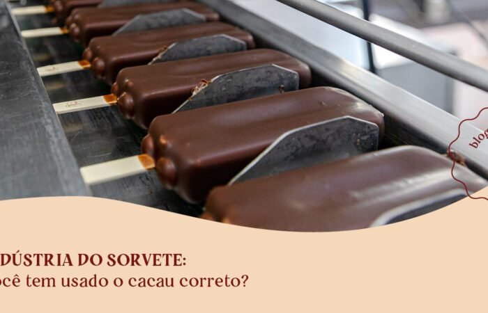 O cacau industrial aplicado à indústria de sorvetes