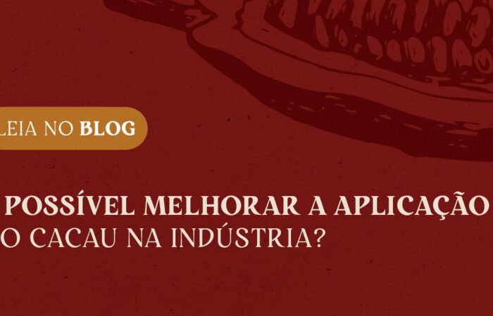 aplicacão do cacau na indústria